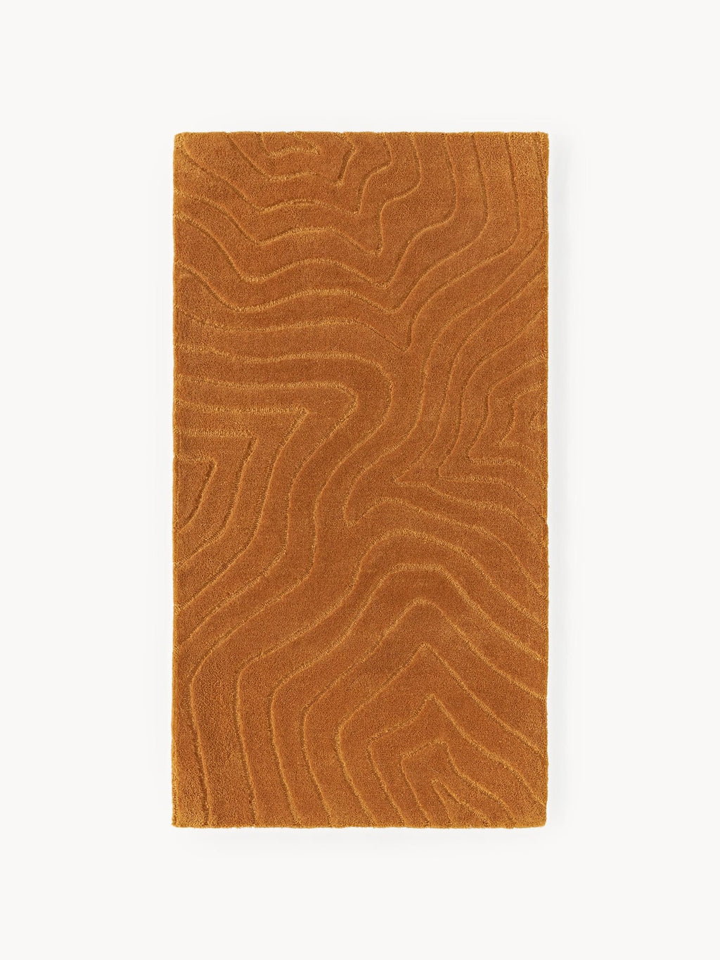 Aaron High-Low Wool Rug, Hand-Tufted