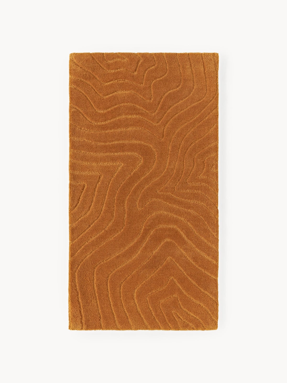 Aaron High-Low Wool Rug, Hand-Tufted