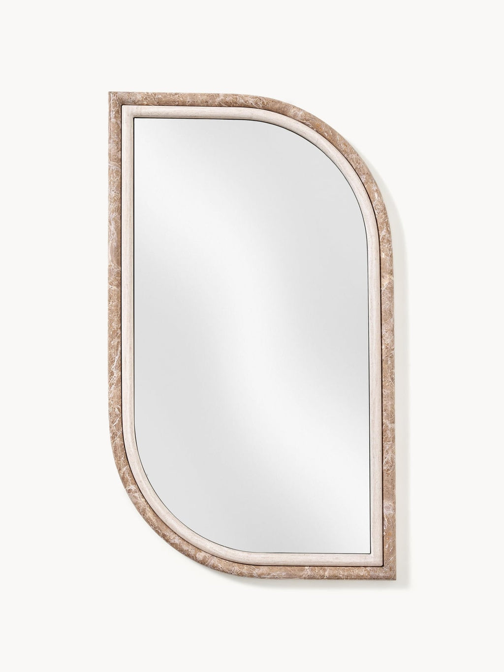 Abam Wall Mirror in an Organic Shape