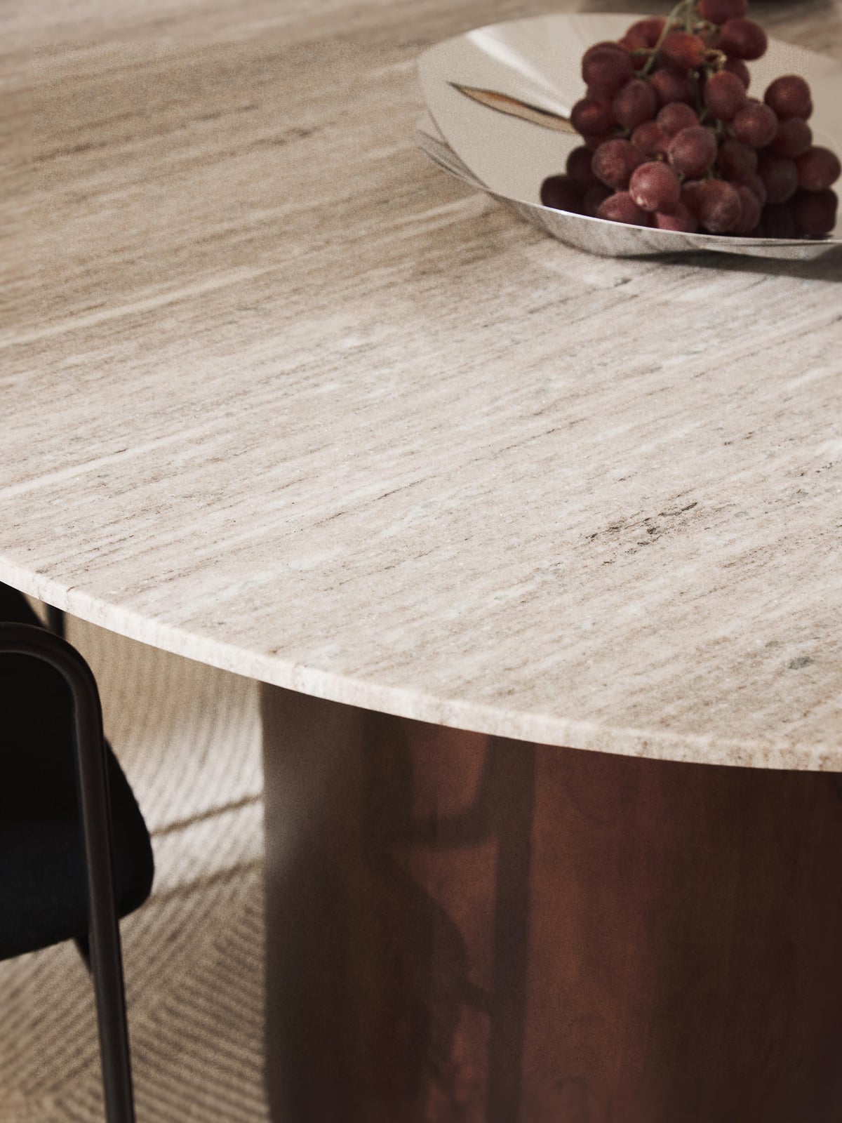 Abby Round Marble Dining Table, Ø 120 cm
