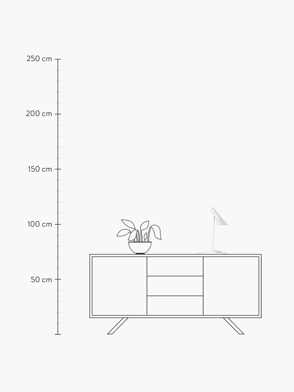 AJ Desk Lamp, Various Sizes