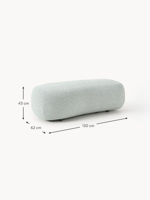 Alba Bouclé XL Ottoman