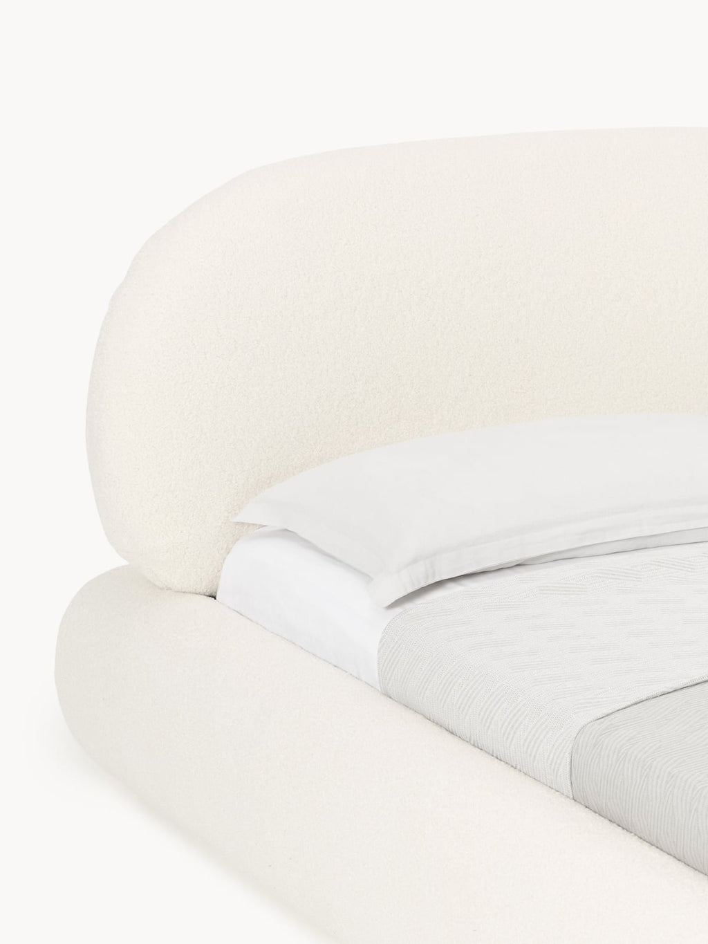 Alba Upholstered Teddy Bed with Storage