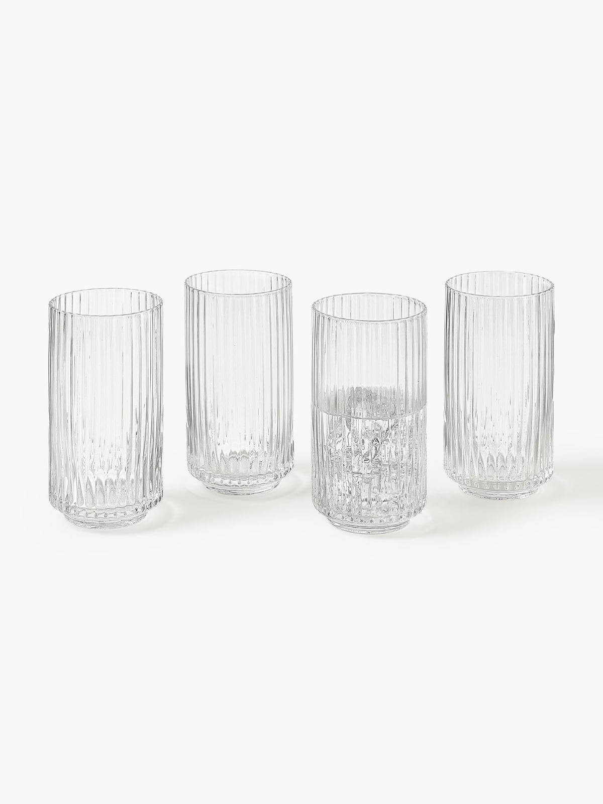 Aleo Mouth-Blown Highball Glasses, Set of 4