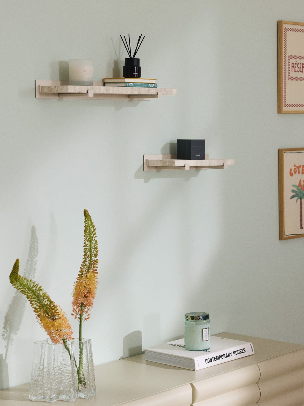 Ally Marble Shelf, W 60 cm