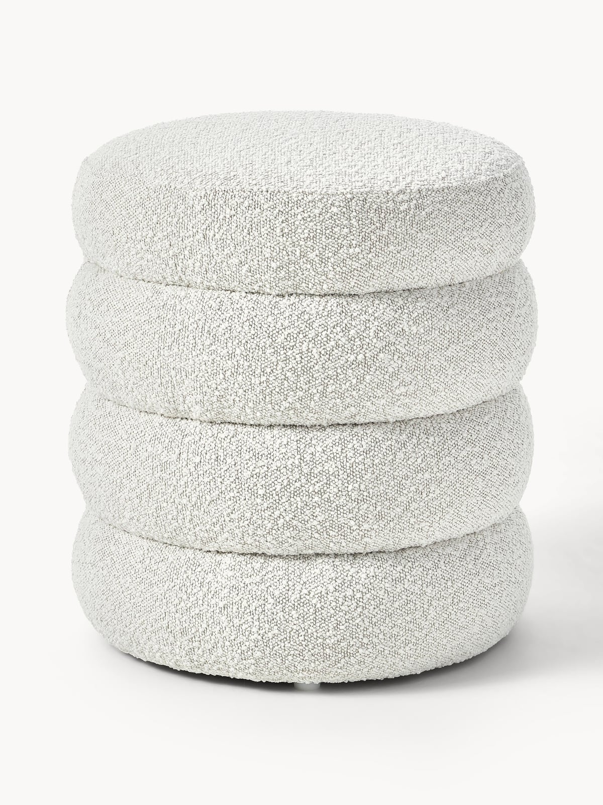 Alto Bouclé Upholstered Stool