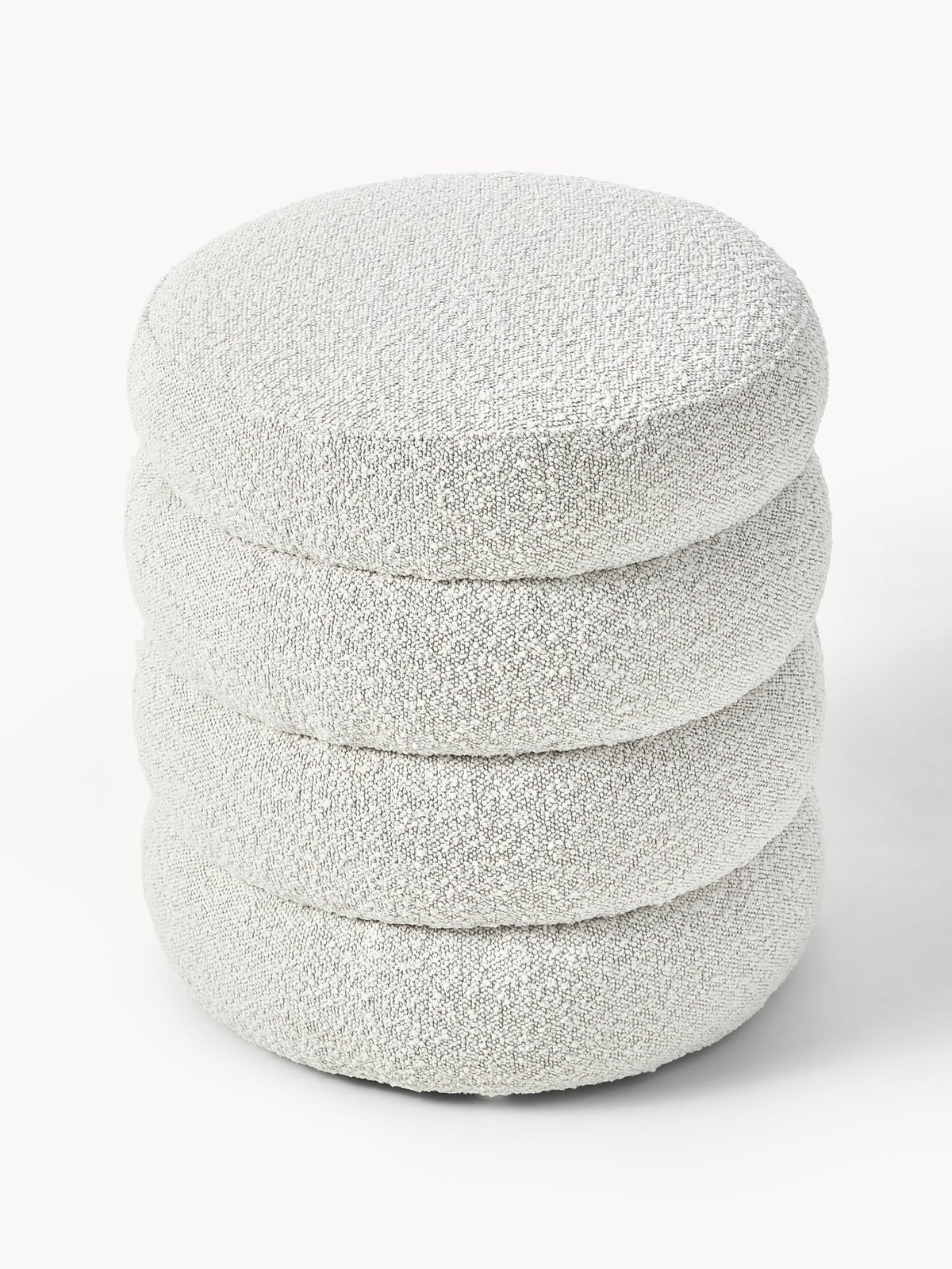 Alto Bouclé Upholstered Stool