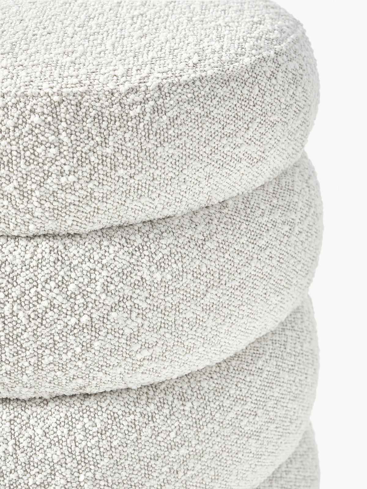 Alto Bouclé Upholstered Stool