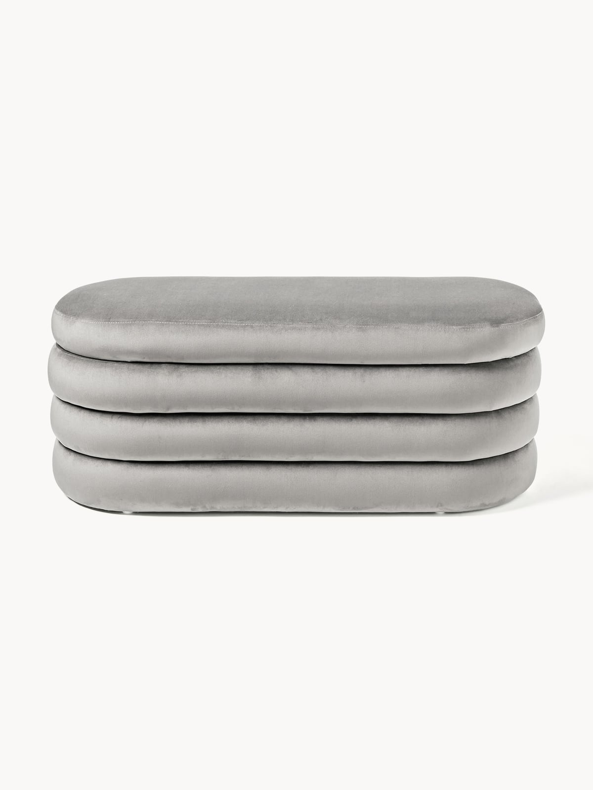 Alto Velvet Upholstered Bench with Storage Space