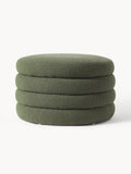 Alto XL Bouclé Upholstered Stool with Storage Space