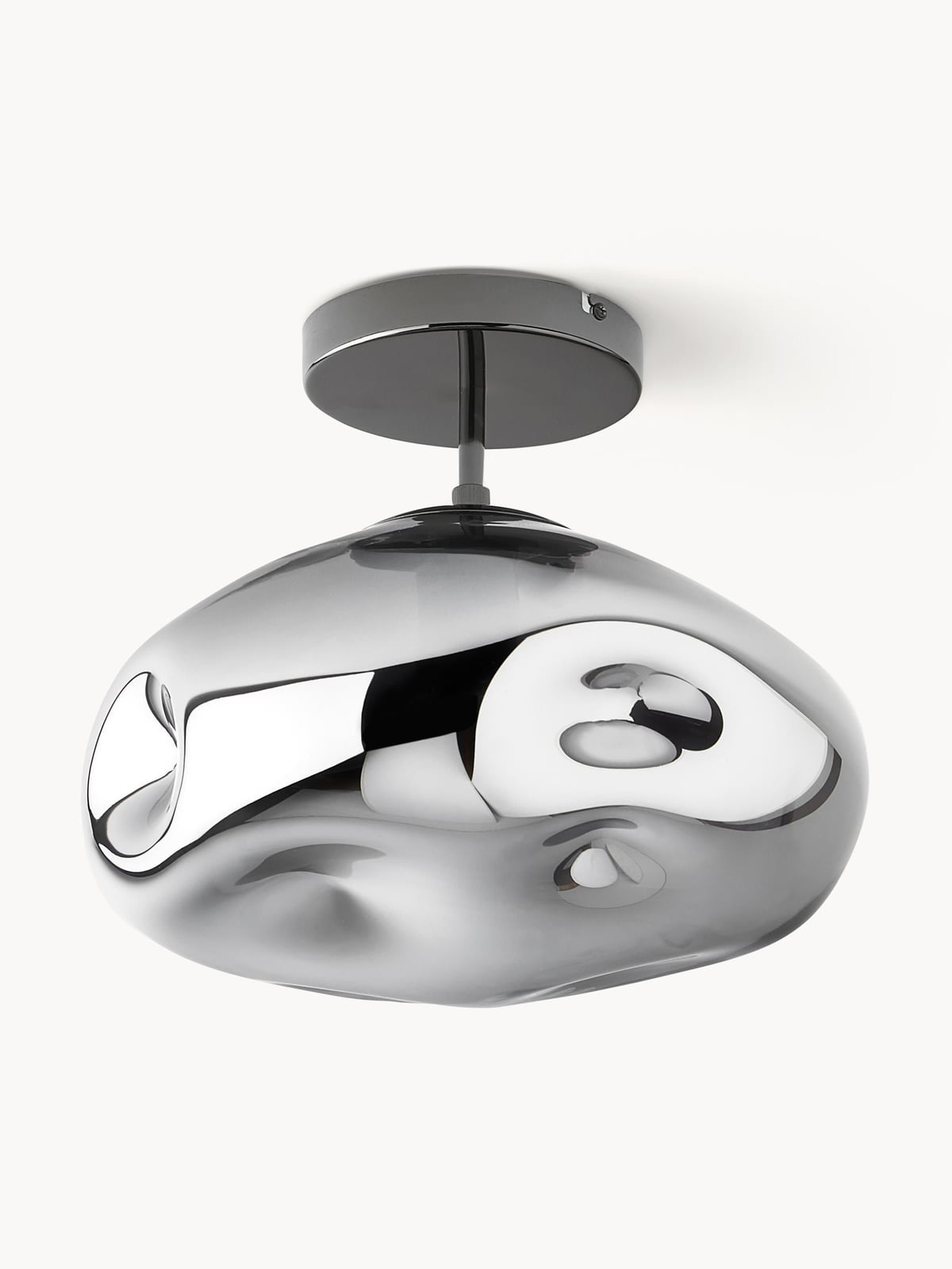Amora Ceiling Lamp Made of Mirrored Glass