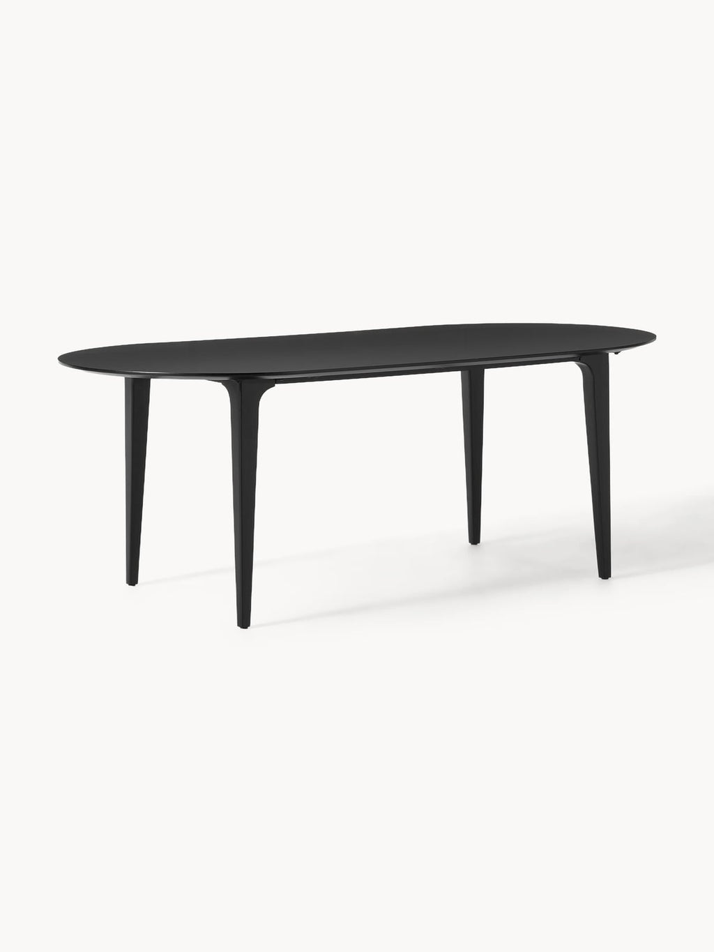 Archie Oval Mango Wood Dining Table, 200 x 100 cm