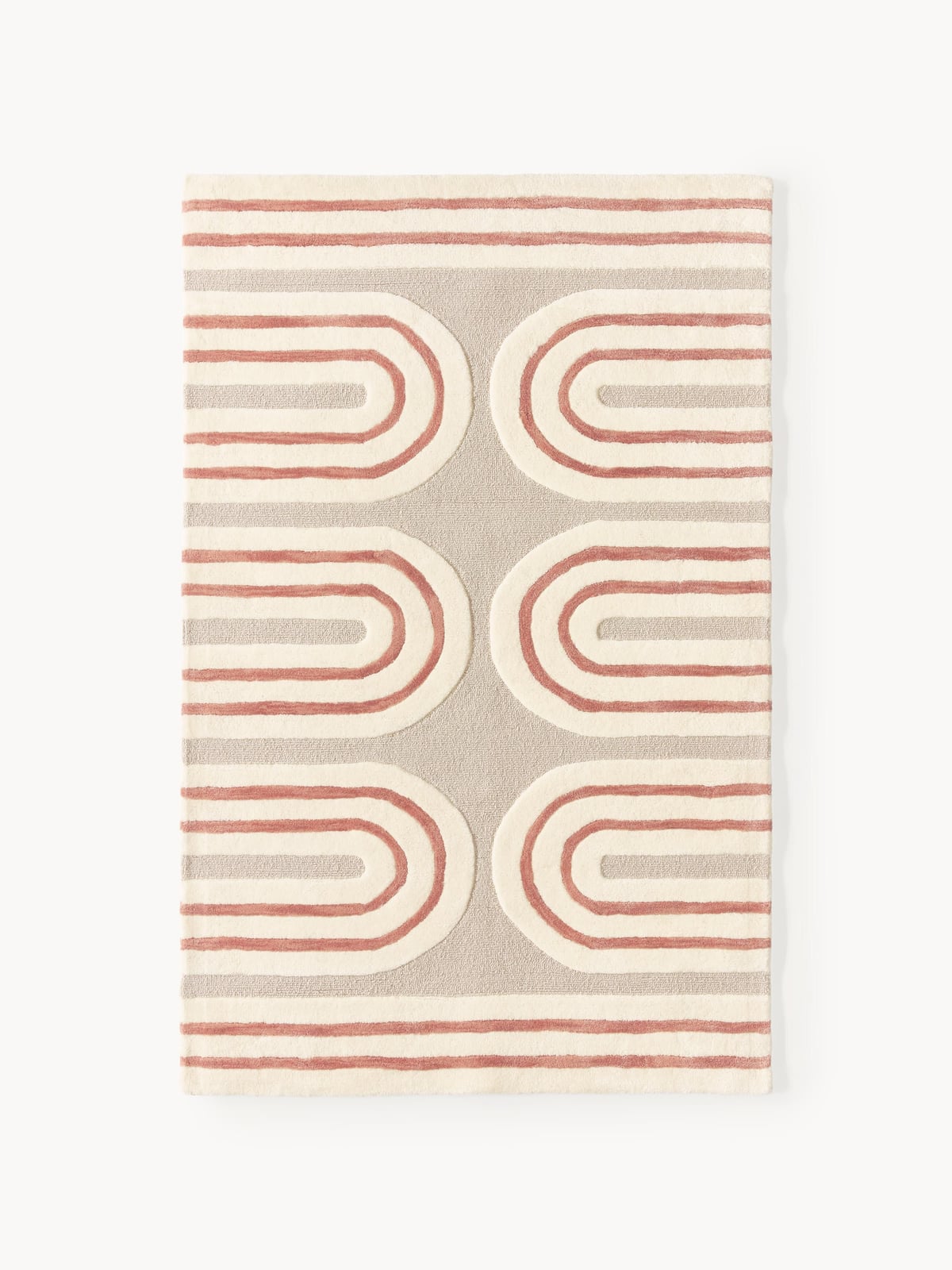 Arne High-Low Wool Rug, Hand-Tufted