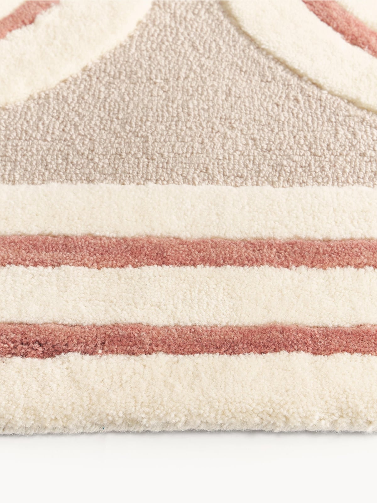 Arne High-Low Wool Rug, Hand-Tufted