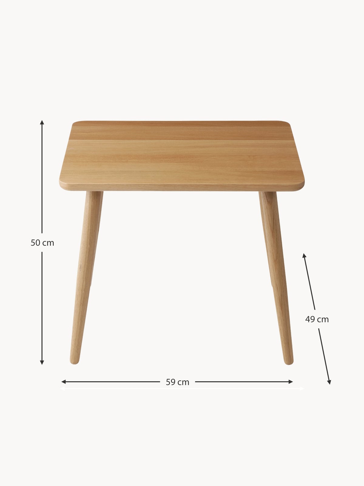 Asta Kids Handmade Oak Wood Table