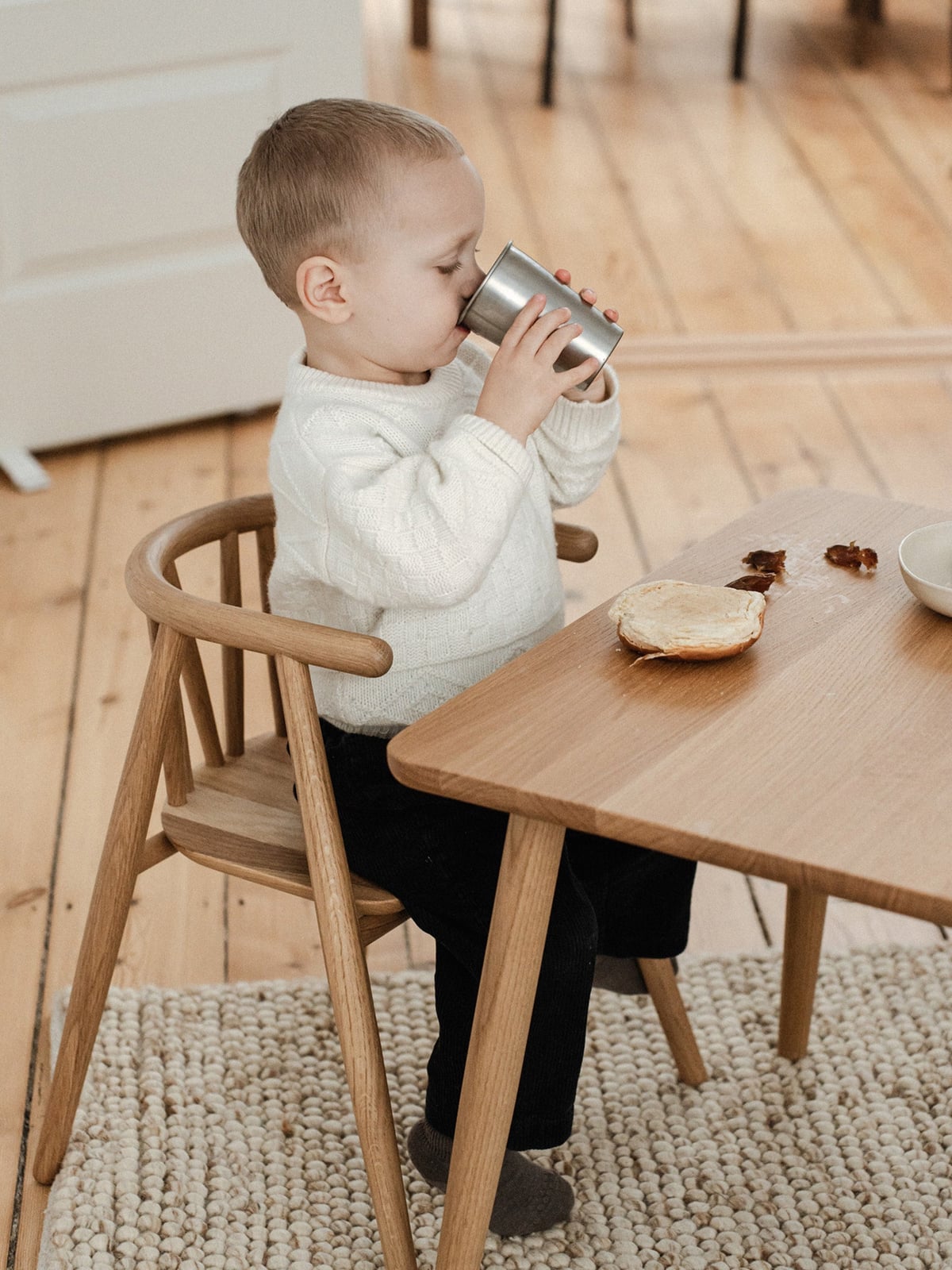 Asta Kids Handmade Oak Wood Table