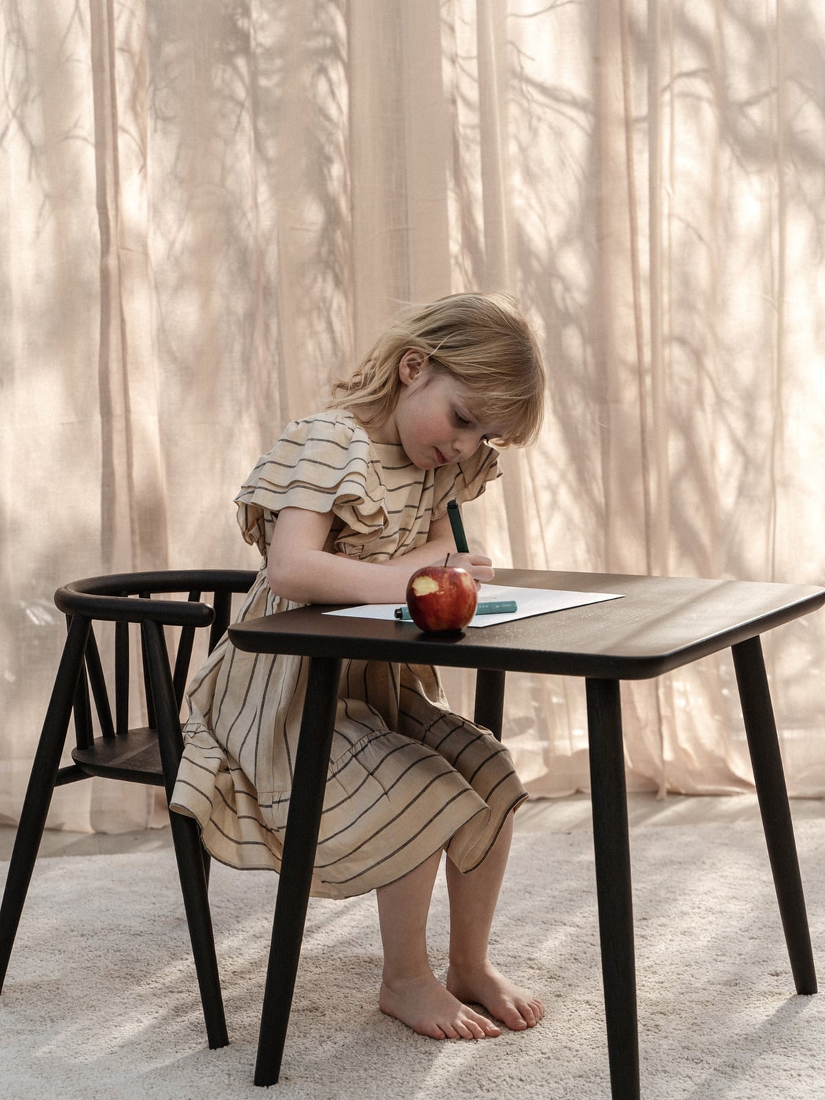 Asta Kids Handmade Oak Wood Table