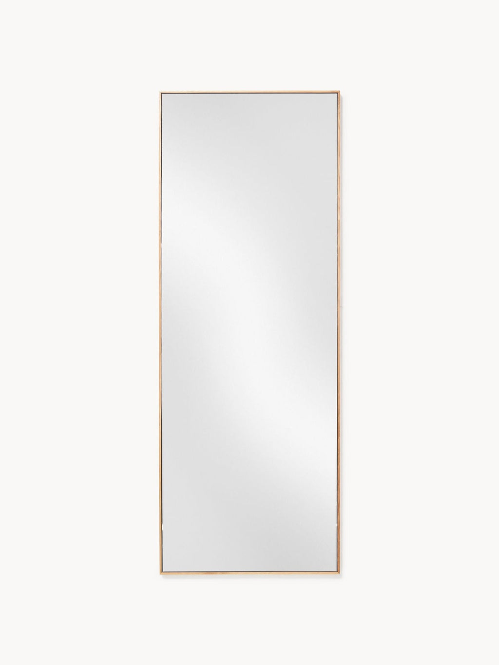 Avery Full-Length Wall Mirror with Oak Wood Frame