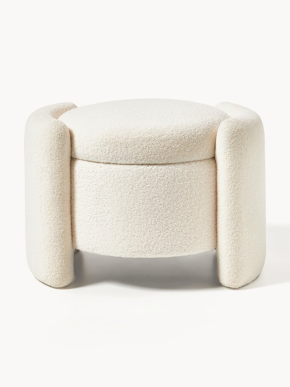 Benji Teddy Upholstered Stool with Storage Space