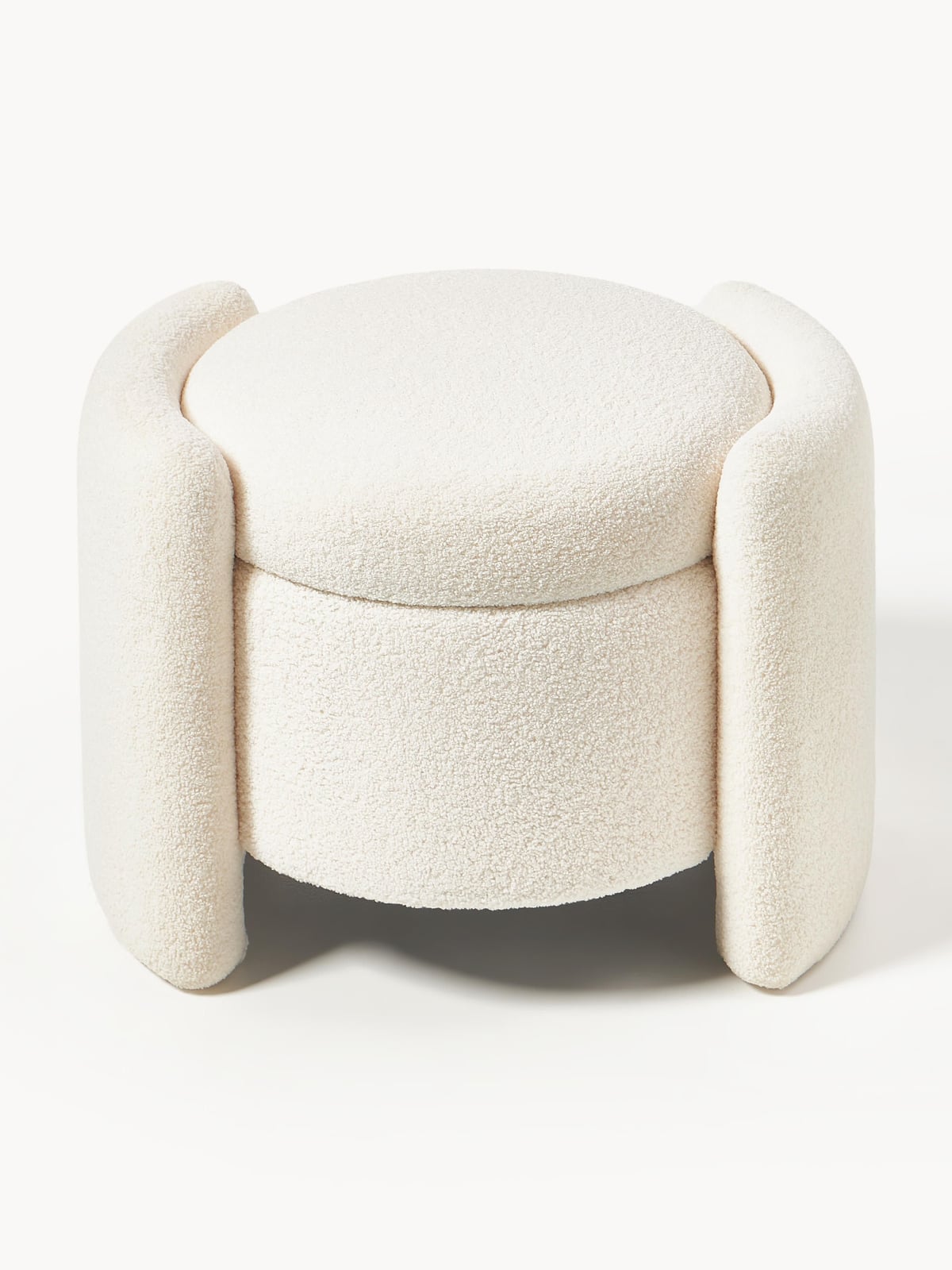 Benji Teddy Upholstered Stool with Storage Space