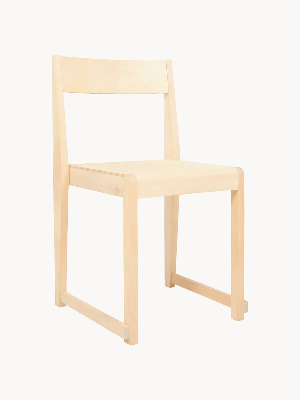 Birch Wood Dining Chair 01