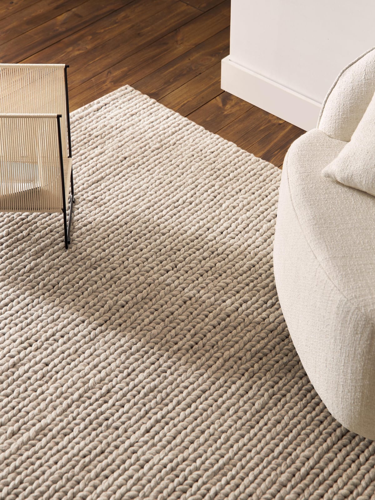 Bruna Chunky Braided Wool Rug