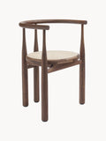 Bukowski Walnut Wood Armchair