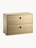 Cabinet String System with Drawers, W 58 x D 30 cm