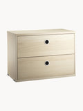 Cabinet String System with Drawers, W 58 x D 30 cm