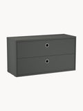Cabinet String System with Drawers, W 78 x D 30 cm