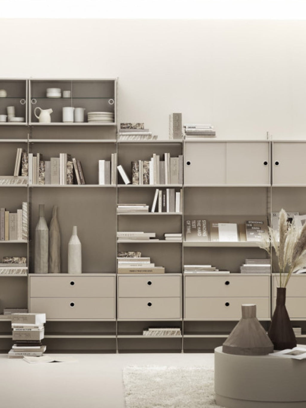 Cabinet String System with Drawers, W 78 x D 30 cm