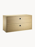 Cabinet String System with Drawers, W 78 x D 30 cm