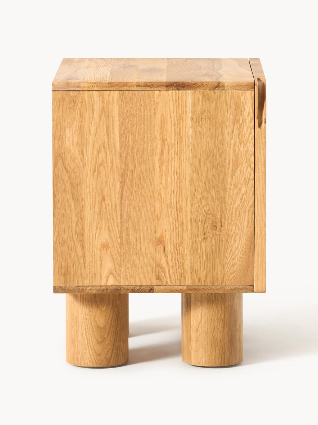 Cadi Oak Wood Bedside Table