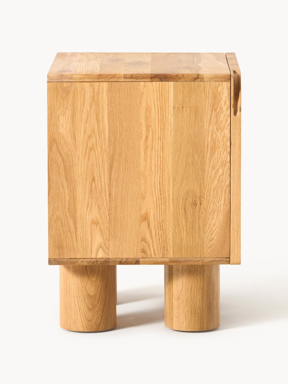 Cadi Oak Wood Bedside Table