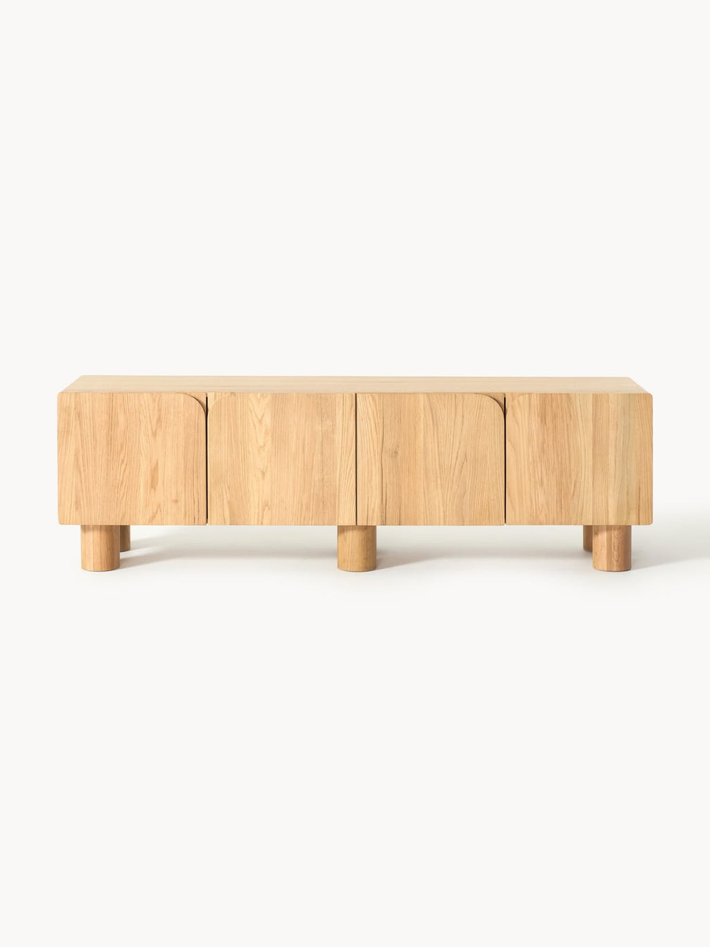 Cadi Oak Wood TV Lowboard