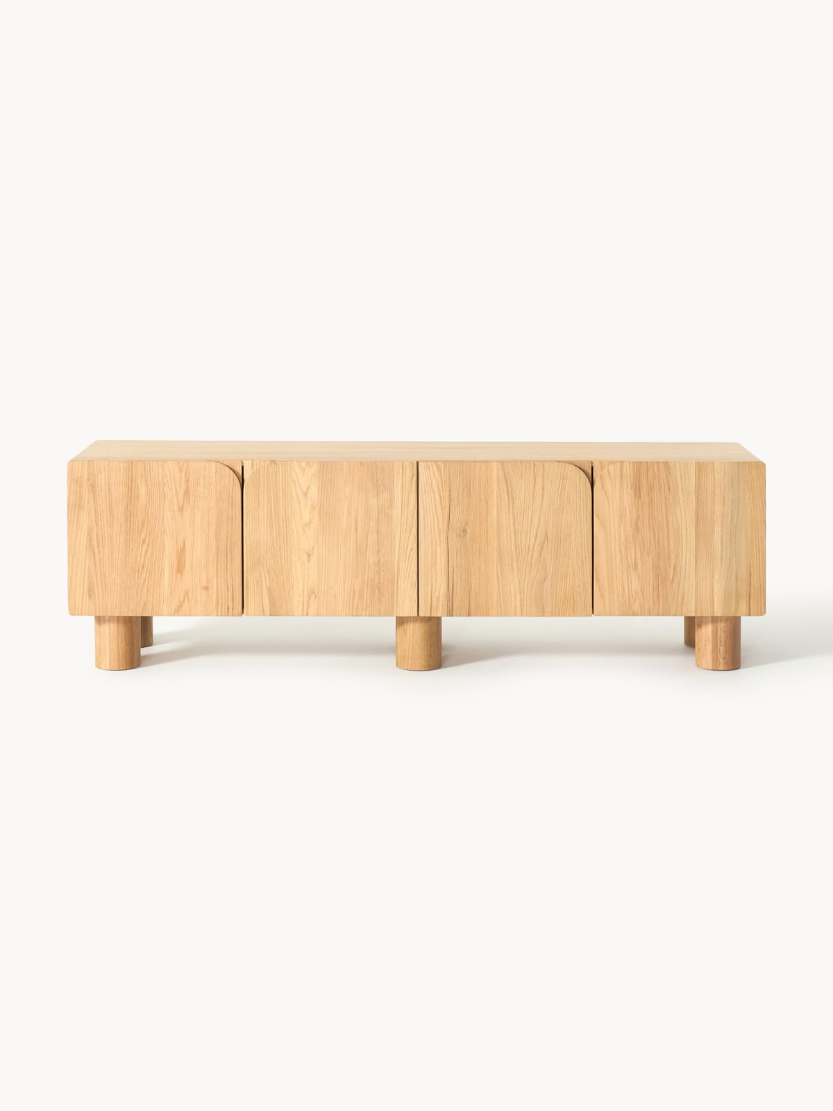 Cadi Oak Wood TV Lowboard
