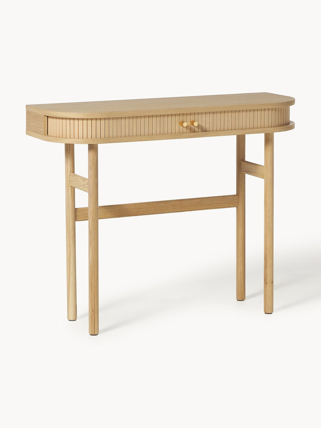 Calary Console Table with Fluted Front