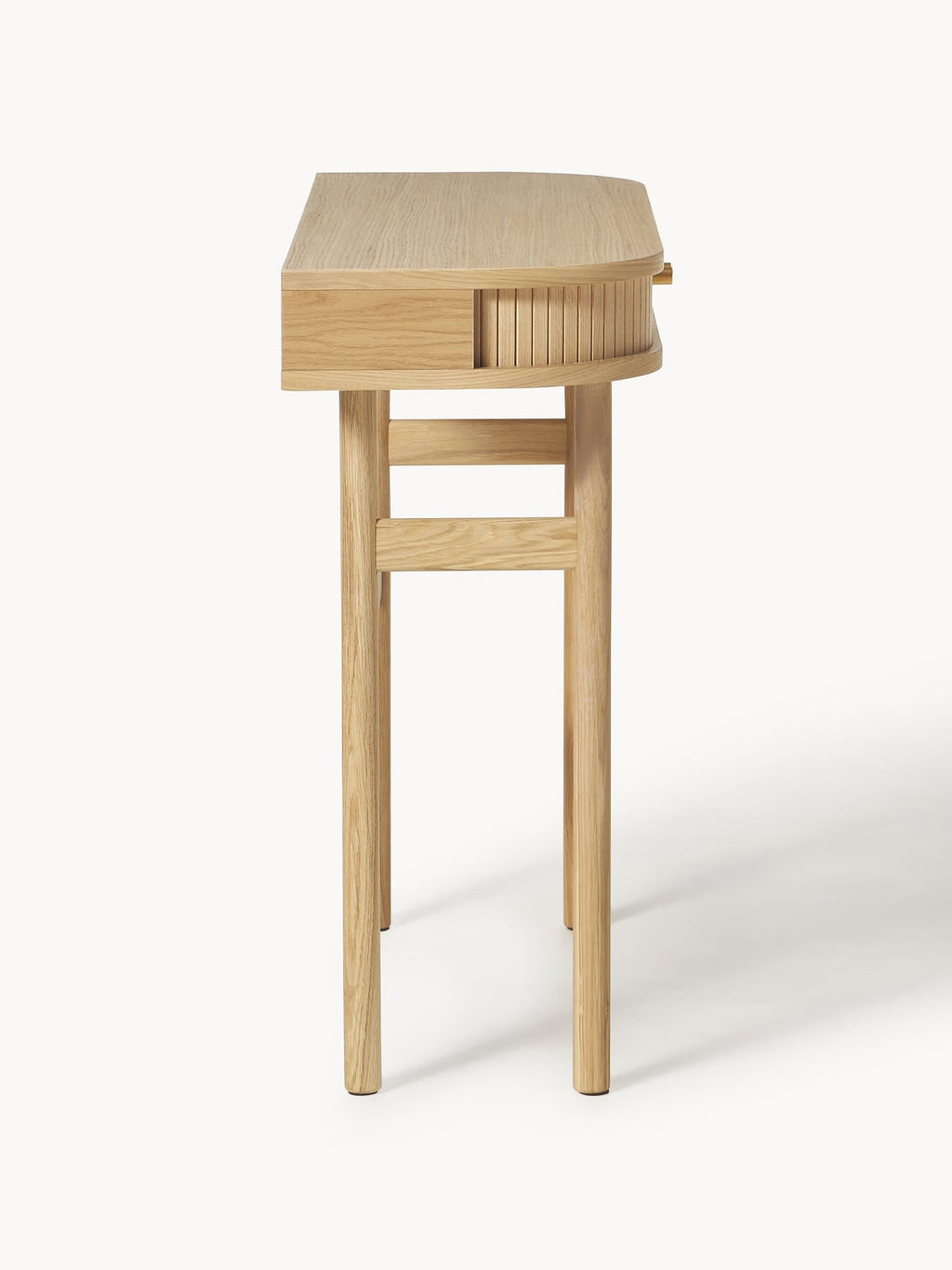 Calary Console Table with Fluted Front