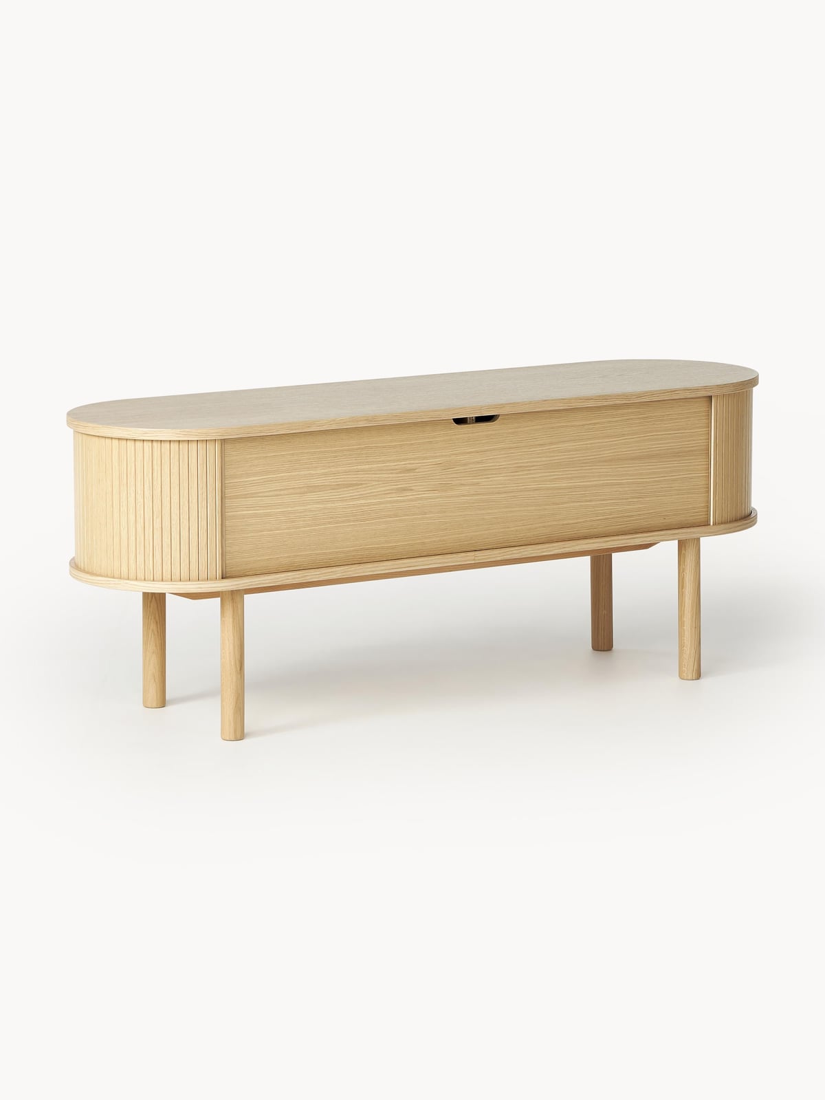 Calary Lowboard with Fluted Front