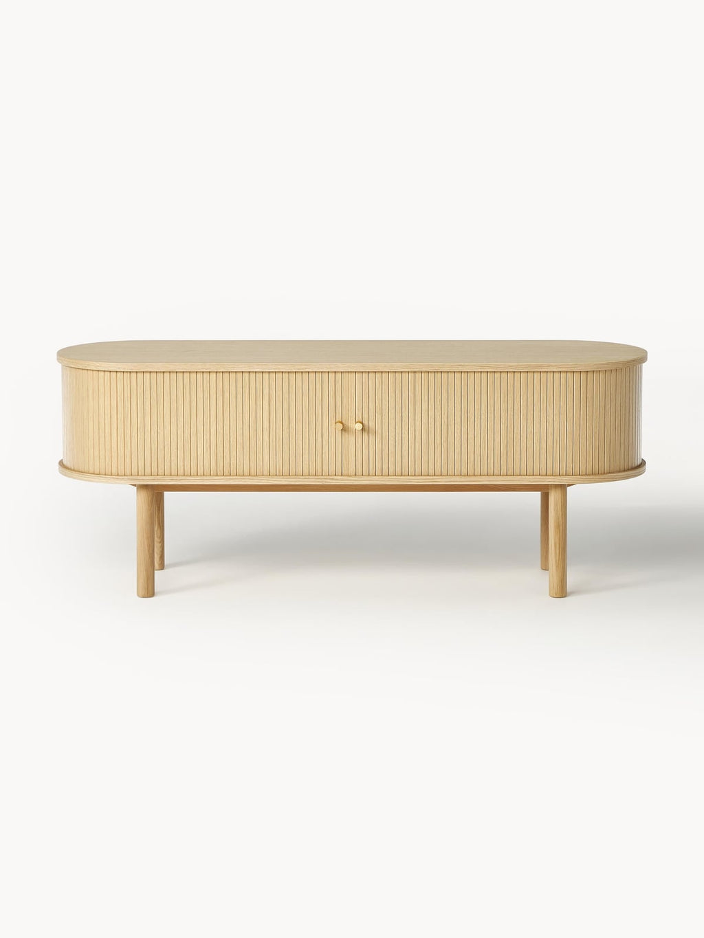 Calary Lowboard with Fluted Front