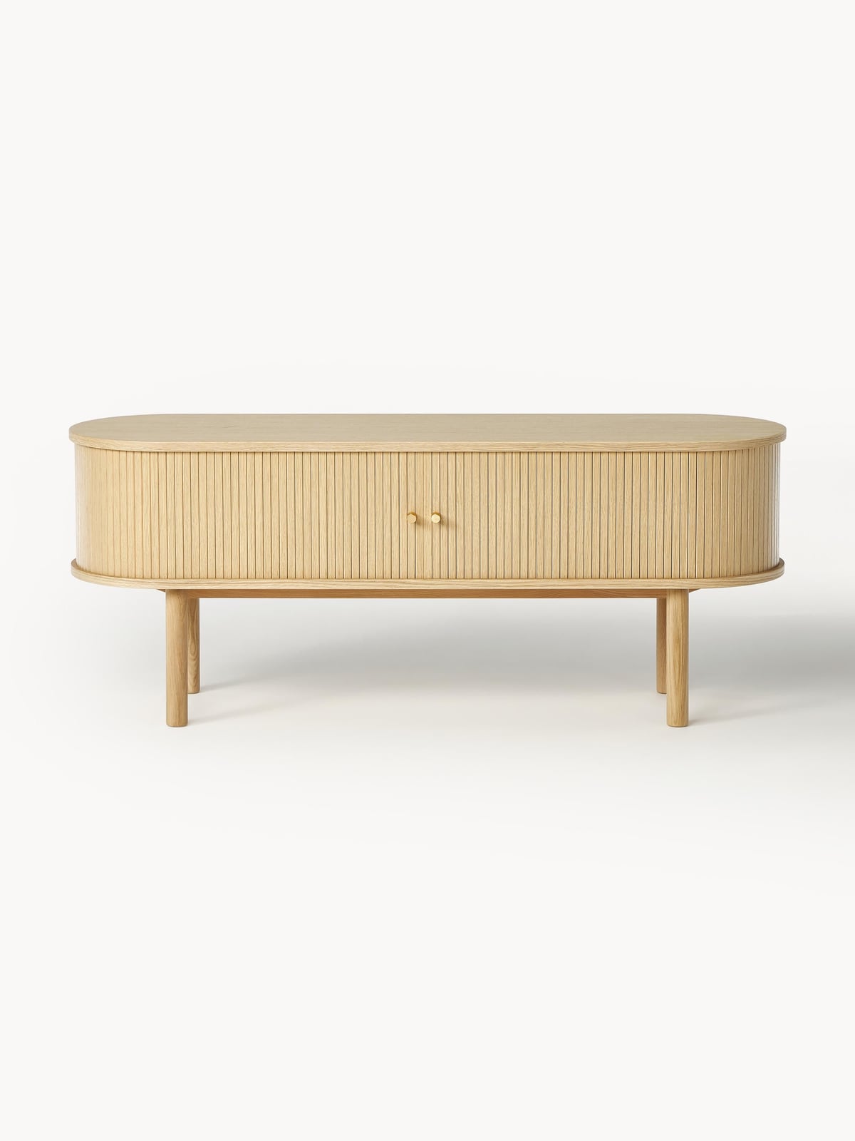 Calary Lowboard with Fluted Front