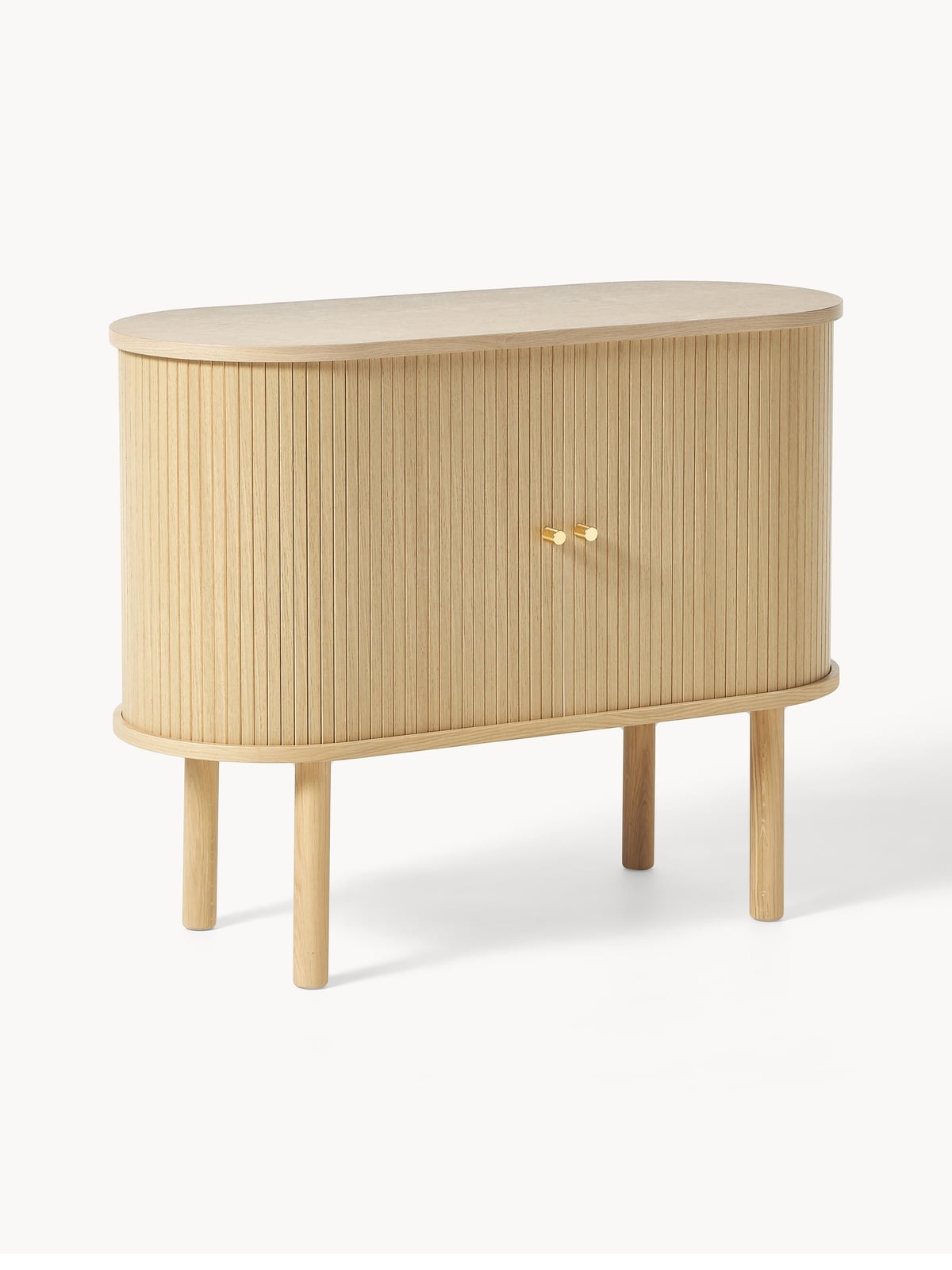 Calary Small Sideboard with Fluted Front