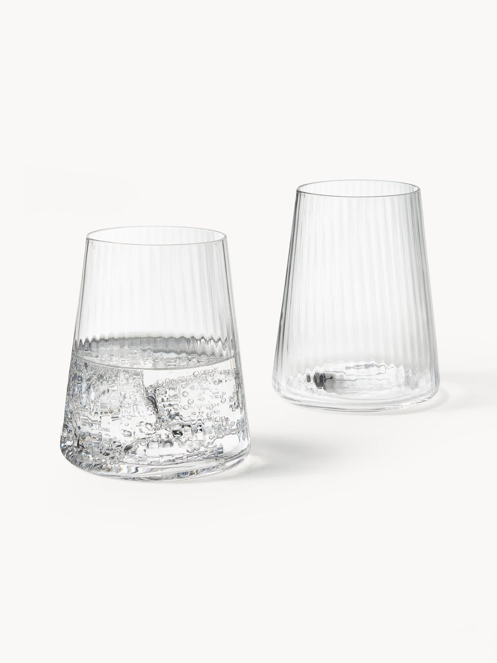 Cami Handmade Tumblers with Groove Structure, Set of 4