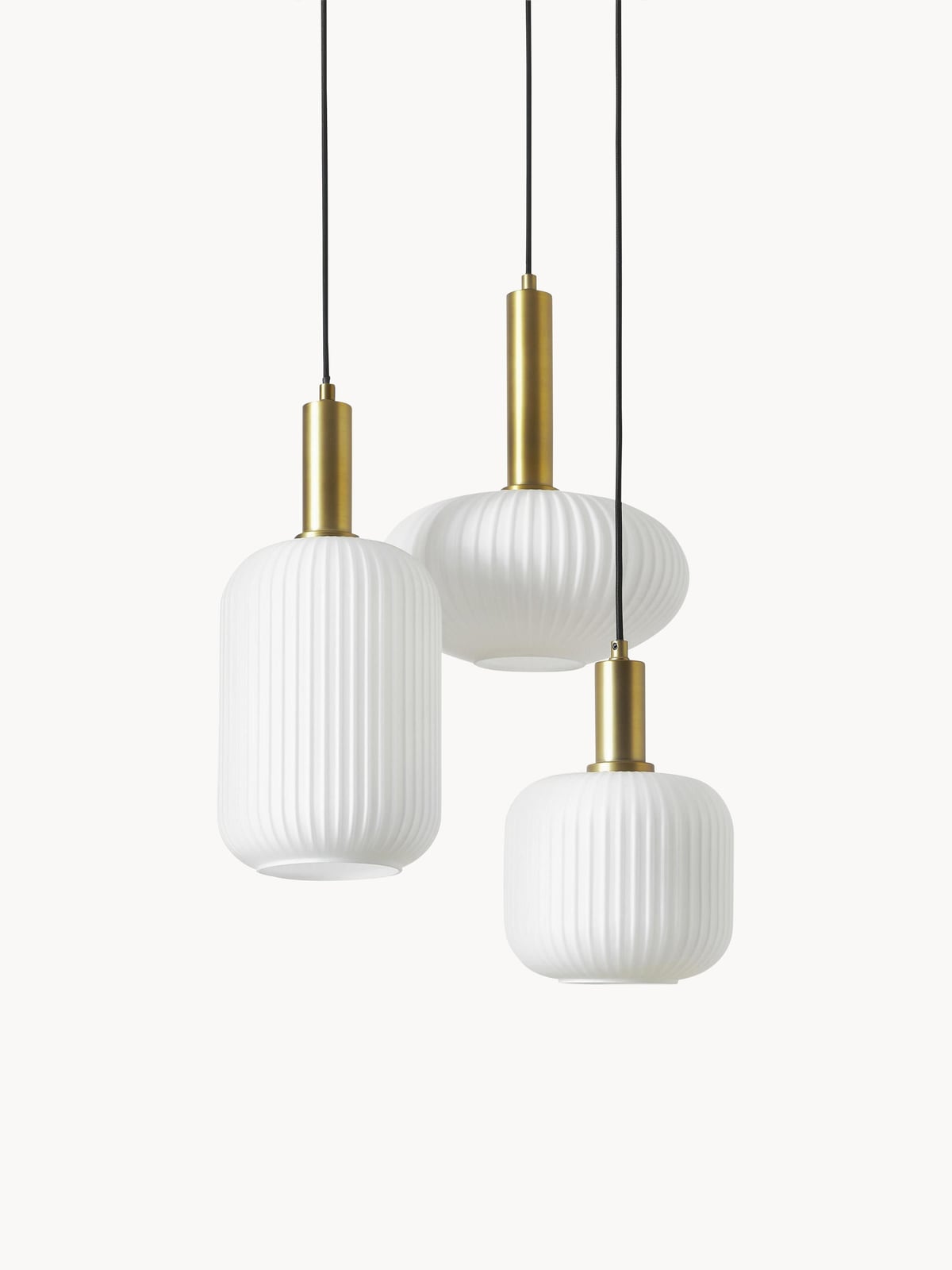 Candela Opal Glass Cluster Pendant Light