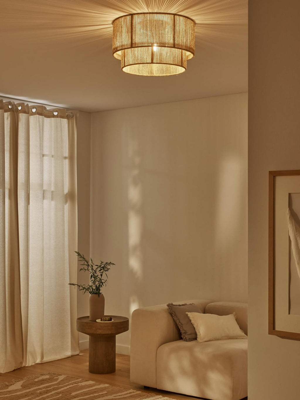 Cecillia Jute Ceiling Lamp