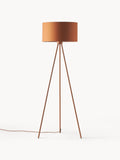 Cella Tripod Floor Lamp with Fabric Lampshade