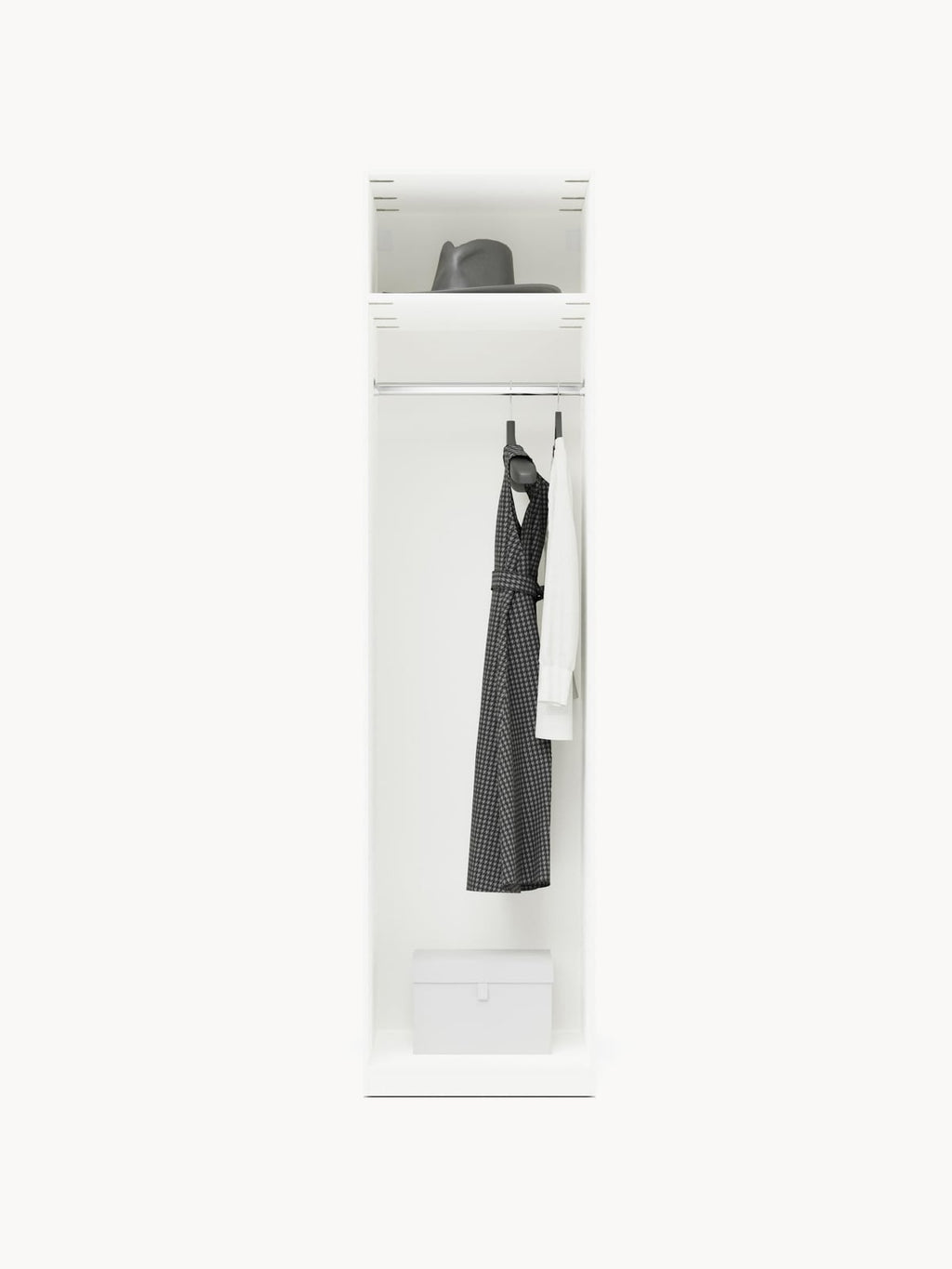 Charlotte Modular Hinged Door Wardrobe, 50 cm Wide, in various sizes