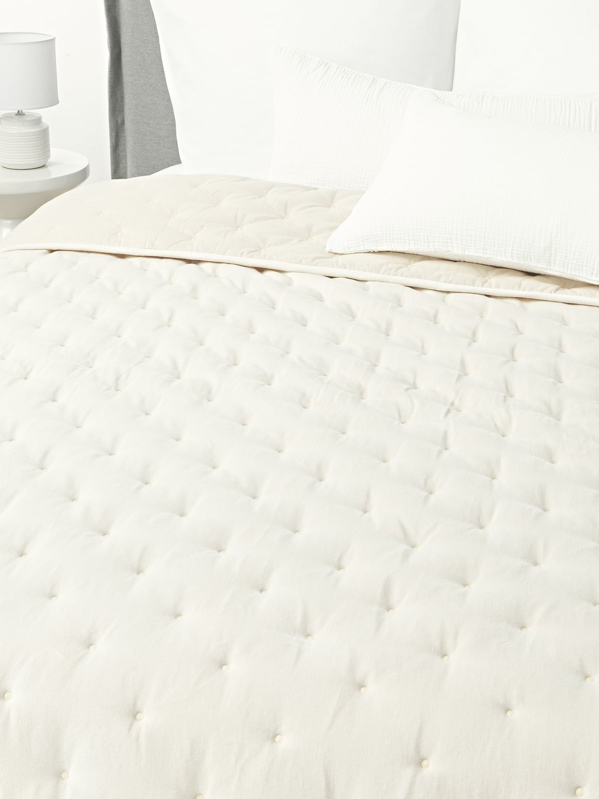Cheryl Quilted Velvet Bedspread