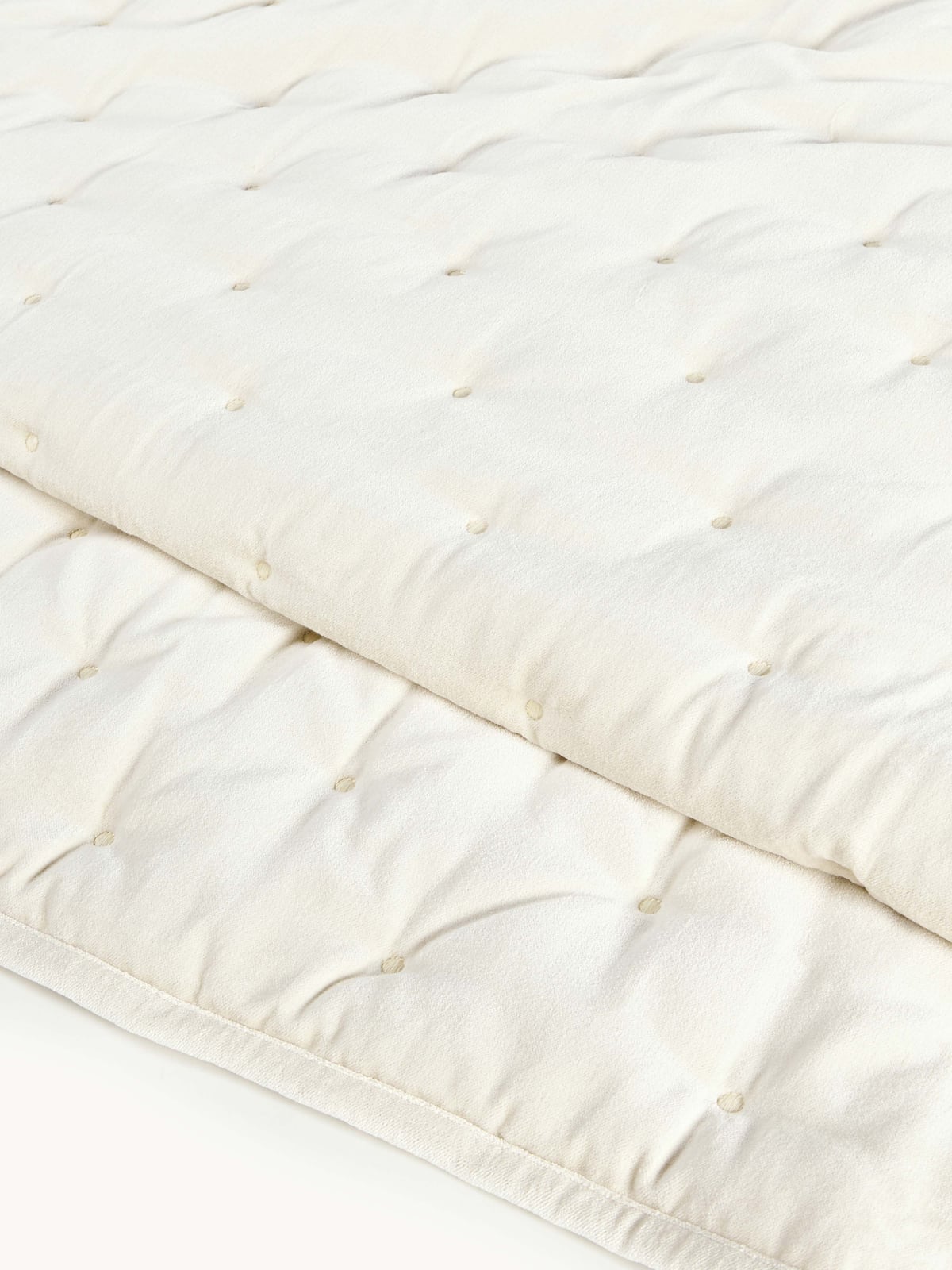 Cheryl Quilted Velvet Bedspread