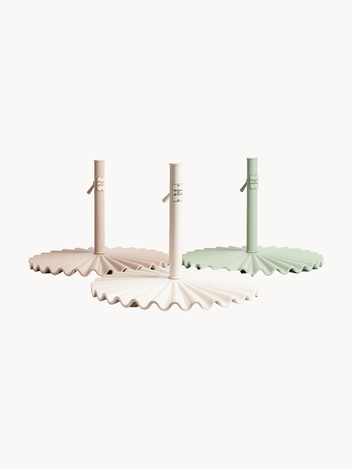 Clamshell Round Xl Parasol Stand